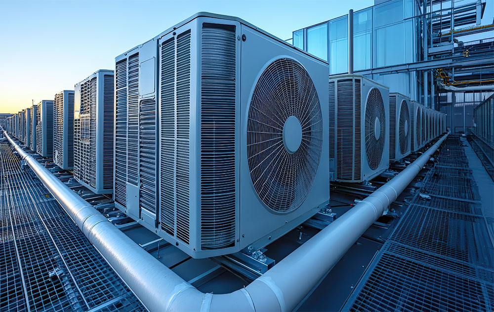 Multiple space heating unit